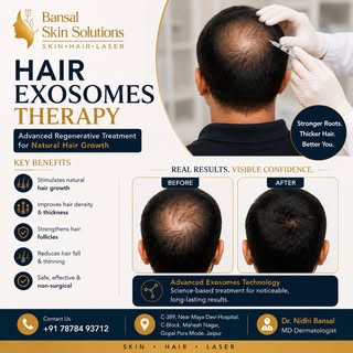 ✨ Stronger Hair Starts at the Root. ✨

Experiencing hair thinning or excessive hair fall? Hair Exoso