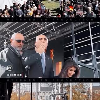Berlin April 2026 
#جاويدشاه 🫡
#kingrezapahlavi 💚🤍❤️