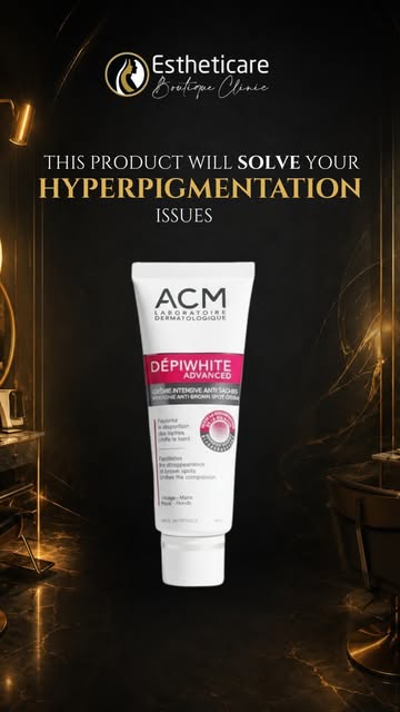 Say goodbye to stubborn dark spots 

Meet ACM Dépiwhite Advanced, the intensive anti brown spot crea