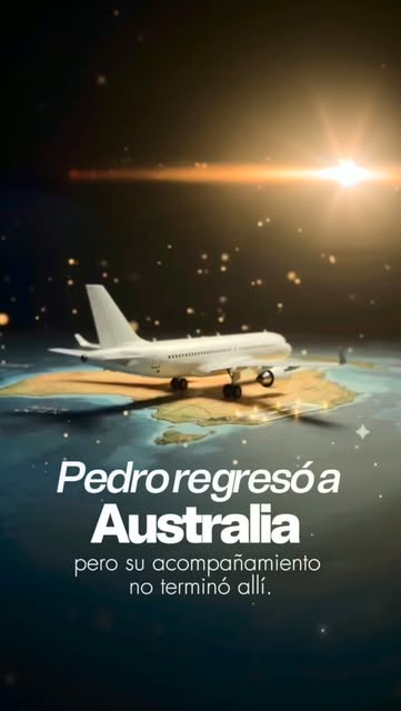 Pedro volvió a Australia. Nuestro acompañamiento viajó con él. 🇦🇺🤝🇻🇪

Después de su procedimien