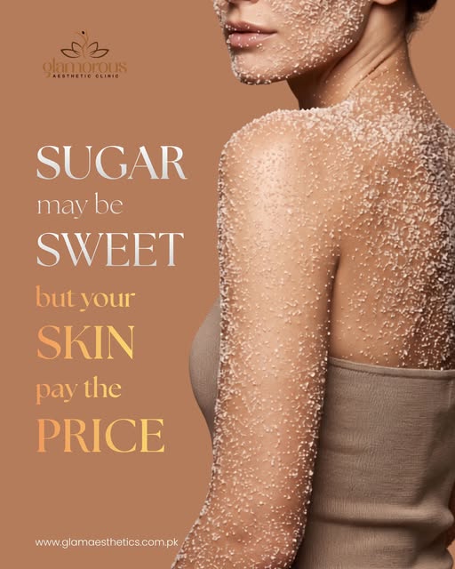 Sugar may be sweet, but your skin deserves better. 
Small lifestyle choices can leave a lasting impa