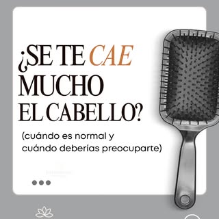 Es normal perder entre 50 y 100 cabellos al día como parte del ciclo natural de crecimiento del cabe