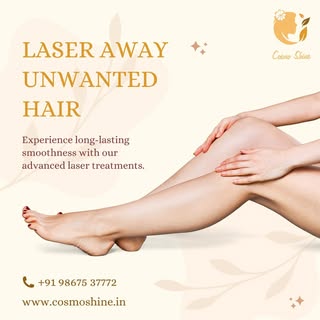 Bye-bye unwanted hair! Thanks to Cosmo Shine and their amazing laser treatment, I'm on my way to smo
