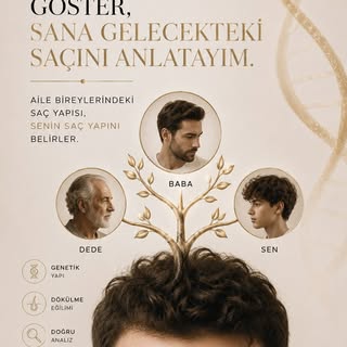 Bana dayını göster, sana gelecekteki saçını anlatayım.

Saç dökülmesi sadece bugünün değil, genetiği