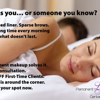 Is this you… or someone you know?
Smudged liner. Sparse brows.
Spending time every morning fixing wh