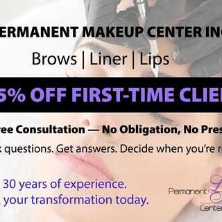 MARCH BEAUTY EVENT
Brows. Lips. Eyeliner.
Perfected by 30 years of experience.
For three decades, Pe