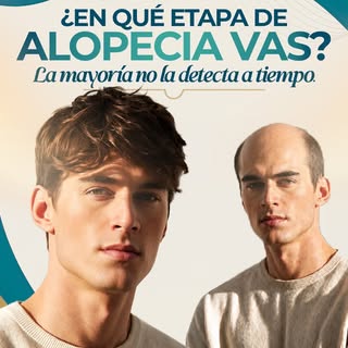 La alopecia no empieza cuando ya perdiste todo tu cabello.👀

Puede avanzar poco a poco y por eso mu
