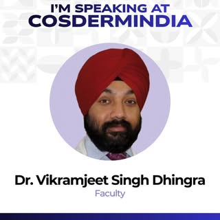 We're delighted to welcome Dr. Vikramjeet Singh Dhingra as Faculty at COSDERMINDIA 2026.

Join renow
