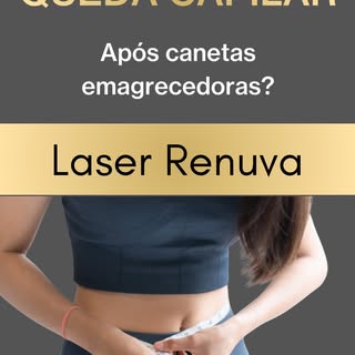 Você começou a perceber mais cabelo caindo após usar canetas emagrecedoras como Ozempic®, Mounjaro® 