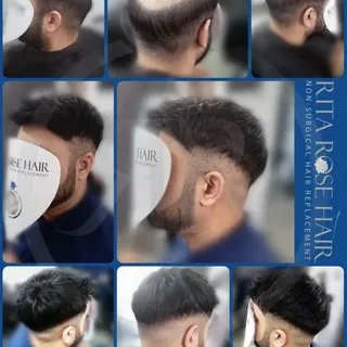 Here's a few shots of my gent's before and after re-bond service. Client also received a beard trim.