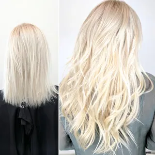 We love doing hair extensions because we can create all kinds of looks and make hair better looking 
