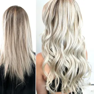It's really great when you want to have thick blonde hair to add hair extensions because when you li