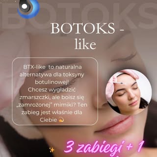 💆‍♀️ BTX-like to naturalna alternatywa dla toksyny botulinowej!
Chcesz wygładzić zmarszczki, ale bo
