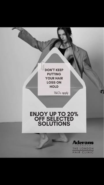 DON’T PUT YOUR HAIR LOSS ON HOLD.

Take action today and enjoy up to 20% OFF selected female hair lo