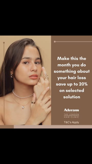 Make this the month you finally do something about your hair loss. 

Whether you’re experiencing thi