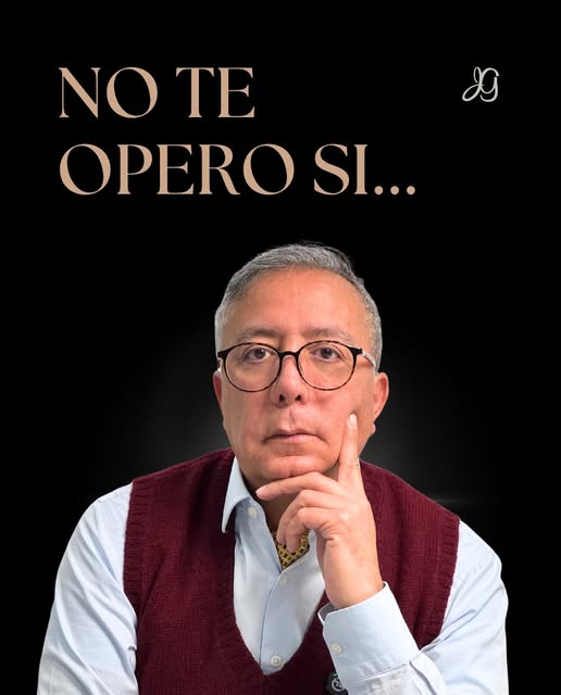 Tu salud y naturalidad son mi prioridad. 🩺 No te opero si la cirugía compromete tu funcionalidad o 