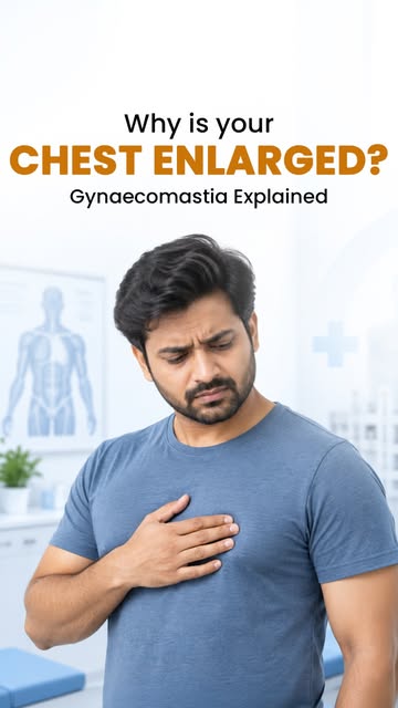 Male chest enlargement isn't always caused by the same thing. And that's why the first step is under