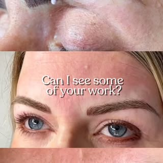 Sure, here’s my portfolio of stunning brows ✨

Beautiful, natural looking and completely smudge proo