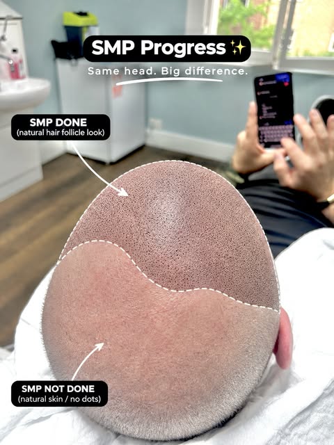 SMP in progress 👀
One side treated. One side untouched.
The difference is already visible.

This is