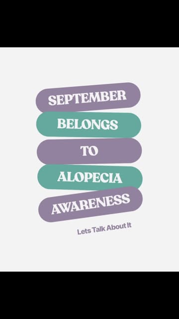 September is Alopecia Awareness Month, and this one’s personal for me.

I have androgenetic alopecia