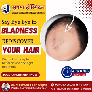 Rediscover your confidence with advanced hair restoration by Dr Madhusoodan Gupta At our Sushma Hosp