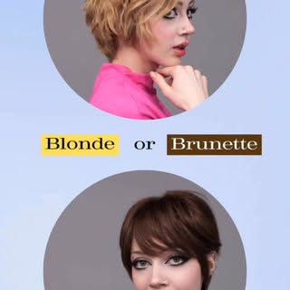 Friyay hair debate: Blonde 💛 or Brunette 🤎? Drop your vote below! ✨ #AmaniHair #ochairstylist #rea