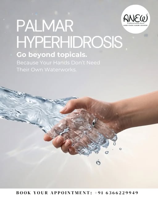 Palmar Hyperhidrosis — Because Your Hands Deserve More Than Just Towels. 💧✨

Excessive sweating of 