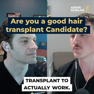 Are you actually a good candidate for a hair transplant? 

On Above the Hairline, we break down who 