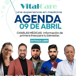 AGENDA 09 DE ABRIL: CHARLAS MÉDICAS en Vital Care🩺💊

En Coficinas nos preparamos para recibir una 