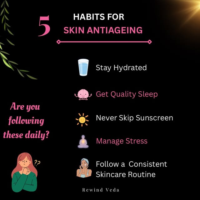 ✨ Healthy, youthful skin is built on daily habits—not quick fixes.

Your skin reflects how you care 