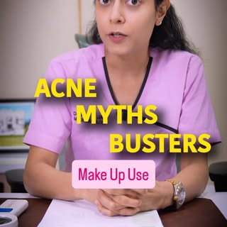 Here’s a catchier, punchier version:

💄 “Makeup causes acne!” — Myth or fact? 👀

Makeup isn’t alwa