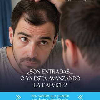 Muchas veces la pérdida de cabello avanza tan lentamenteque terminamos acostumbrándonos a verla.
Una