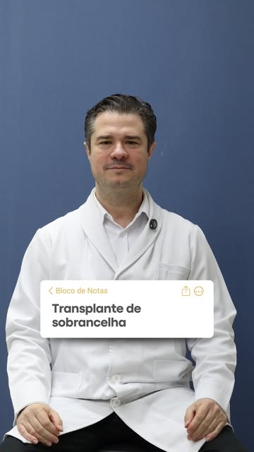 Falhas nas sobrancelhas podem comprometer o desenho e a expressão do olhar.

O transplante utiliza f