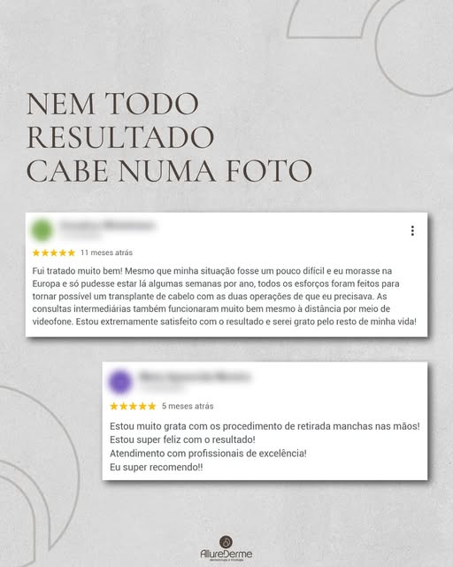 A confiança dos pacientes é o reflexo do compromisso com resultados seguros e personalizados. Seguim
