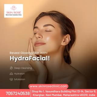 ✨💧 Reveal Your Glowing Skin with HydraFacial! 💧✨

Experience the power of:
🔹 Deep Cleansing
🔹 Hy
