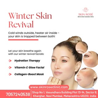 ❄️✨ Winter Skin Revival at SKIN ROSÉ! ✨❄️

Cold winds outside, dry heater air inside—your skin deser