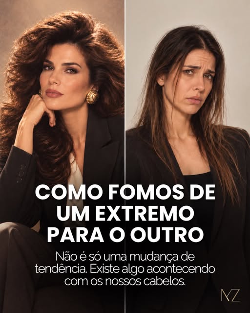 Não é só uma mudança de tendência. Nossos cabelos também mudaram.

Estresse, alterações hormonais, d