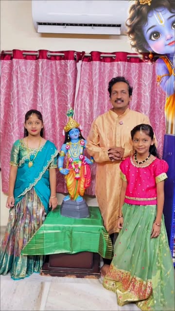 Sri Krishna Janmashtami celebrates the divine birth of Lord Sri Krishna, the avatar of Lord Vishnu w