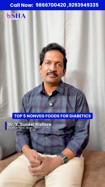 🥩🍗 Top 5 Non-Vegetarian Protein Sources for People with Diabetes!

Looking for protein-rich non-ve