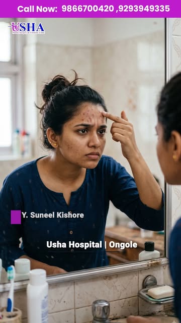 Getting small bumps or pimples on your forehead? 🤔
Don’t ignore them or keep picking at them!

Fore