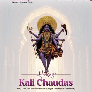 On this sacred day of Kali Chaudas, may Maa Kali remove all negativity and fill your life with stren