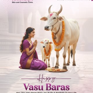 On this holy day of Vasu Baras, may Gau Mata’s divine blessings bring joy, purity, and positivity in