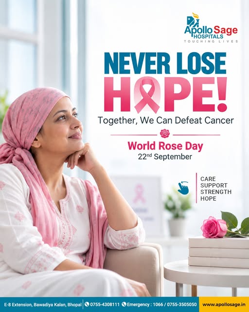 Never lose hope—together, we can defeat cancer! 🌸🎗️ 
The sooner it’s diagnosed, the more treatment