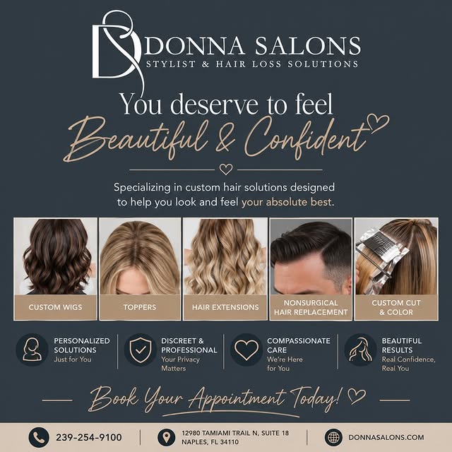 ✨ Confidence starts with loving what you see in the mirror. ✨

Whether you're experiencing hair loss