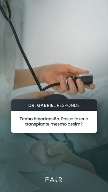 Tem hipertensão e está pensando em fazer um transplante capilar? Essa é uma dúvida que pode surgir a