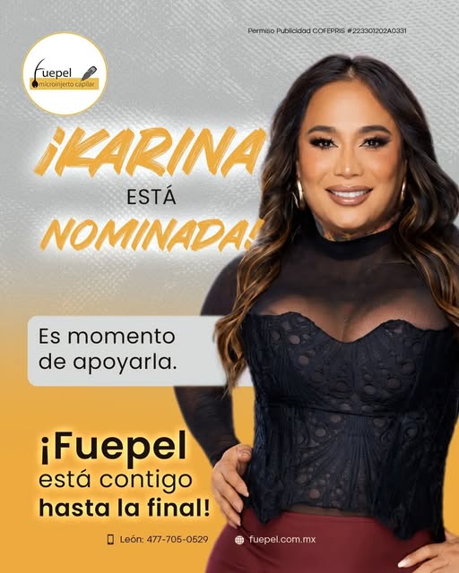 🏠🔥 Nuestra paciente Karina Torres está nominada y todo el equipo Fuepel está con ella. 💙

Consult