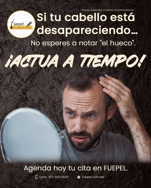 ¿Notas menos densidad, entradas más marcadas o un cabello cada vez más fino?

¡Es momento de buscar 