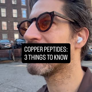 Copper peptides: 1. Mechanistically interesting 2. Science-y 3. Marketing gold