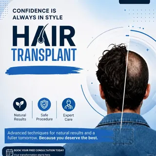 Say goodbye to hair loss and welcome a confident new you! ✨

Get natural-looking results with advanc