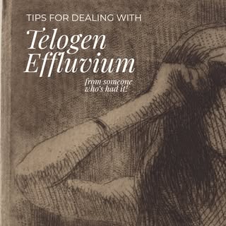Telogen effluvium, a condition that involves high levels of hair shedding/hair fall. Sometimes it fe